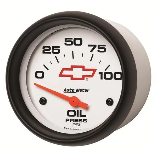 Autometer Phantom Series Chevy Bowtie Gauge Kit – Analog Speedometer & Tach (5827-00406) 1