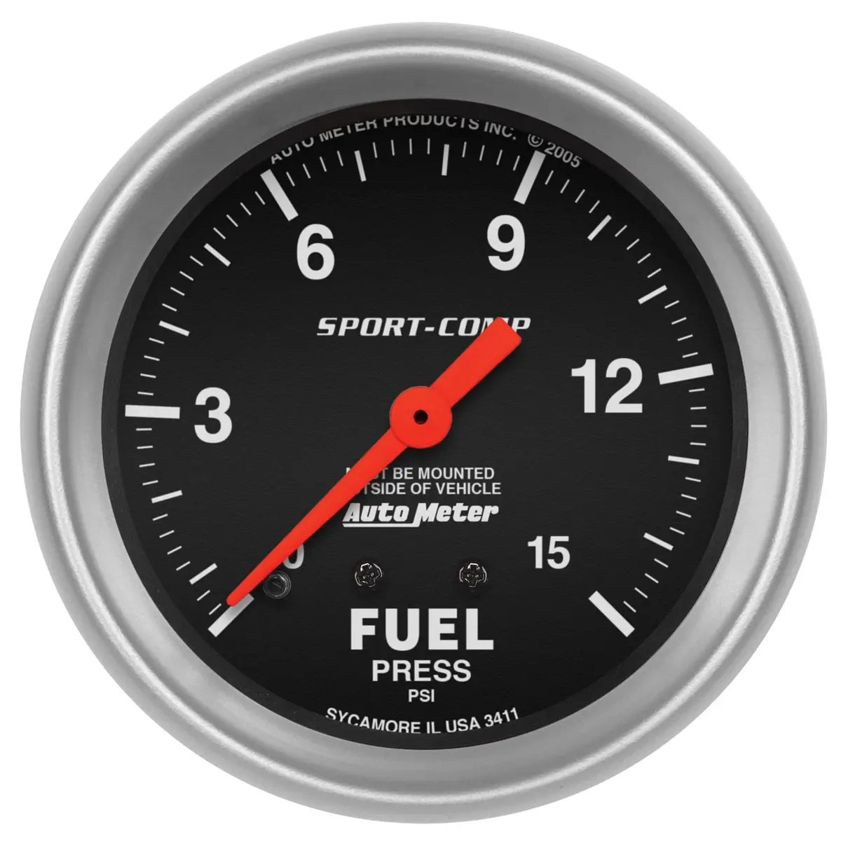 Autometer Sport-Comp 3411 Analog Gauge Set – Mechanical Or Electric Options 1