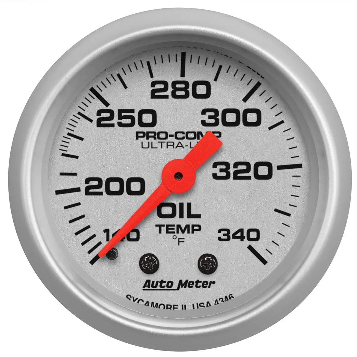 Autometer 4346 Ultra-Lite Analog Gauge – 2-1/16" Diameter 1
