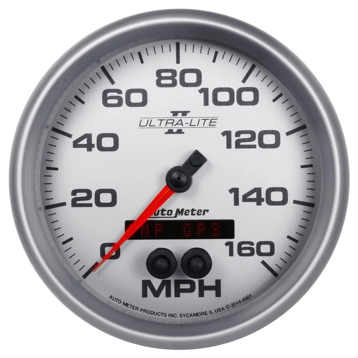 Autometer Ultra-Lite Ii Digital Speedometer - 3.375In, Black Face, White Led 1