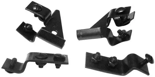 Black Radiator-To-Grille Mounting Bracket Assembly 1
