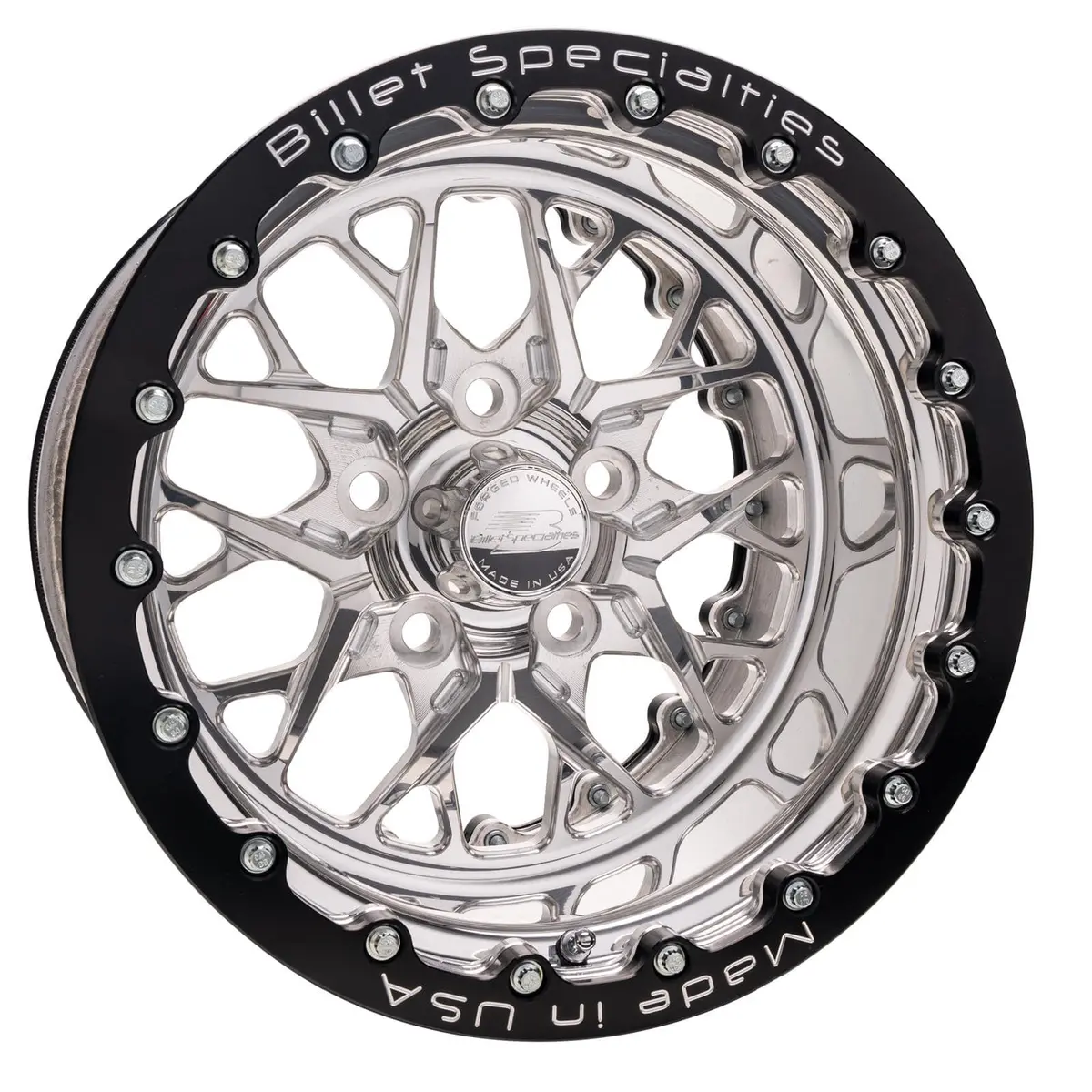 Billet Specialties Rdb07510L7340 Retro-Style Billet Wheel – 17X7 Inch, 5-Lug 1