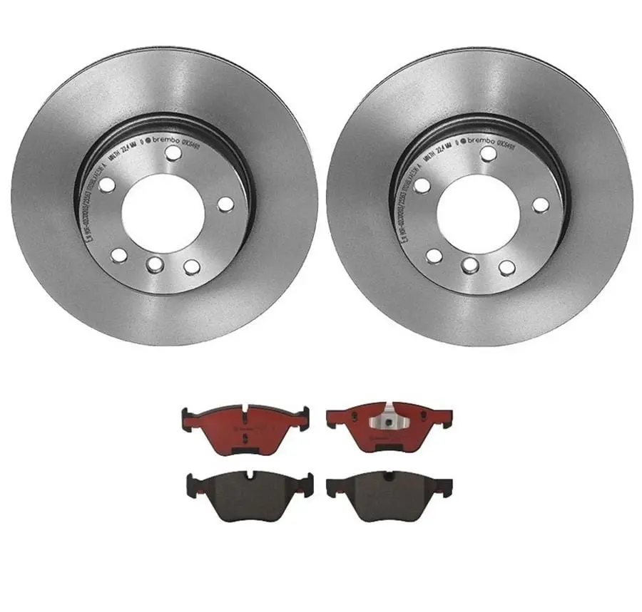 Brembo Kt00035 Disc Brake Pad And Rotor Combo 1