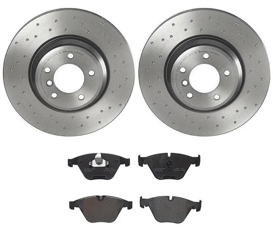 Brembo Ktx4018 Front Disc Brake Pad And Rotor Kit 1