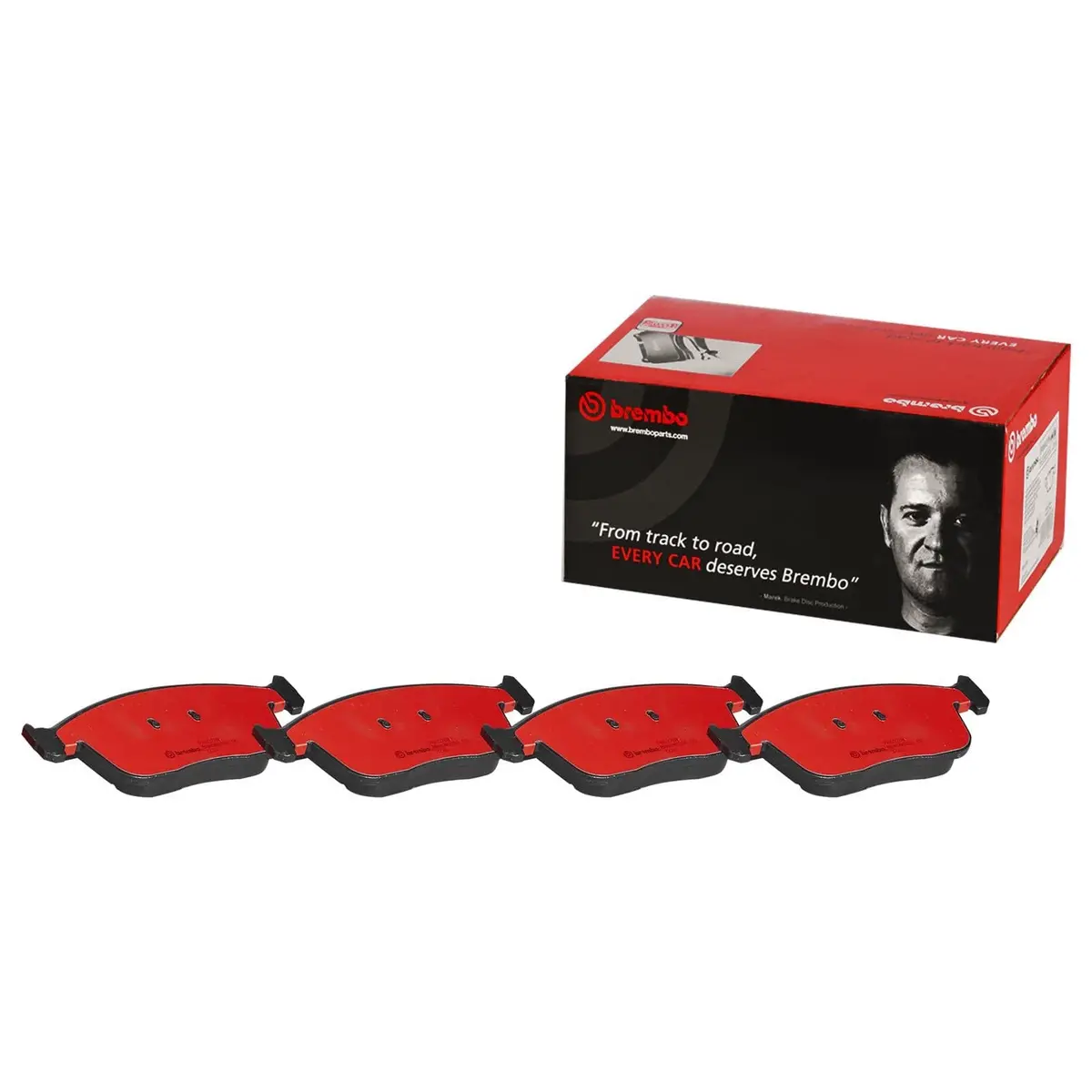 Brembo Nao Ceramic Brake Pads – Front/Rear Compatible, P86026N 1