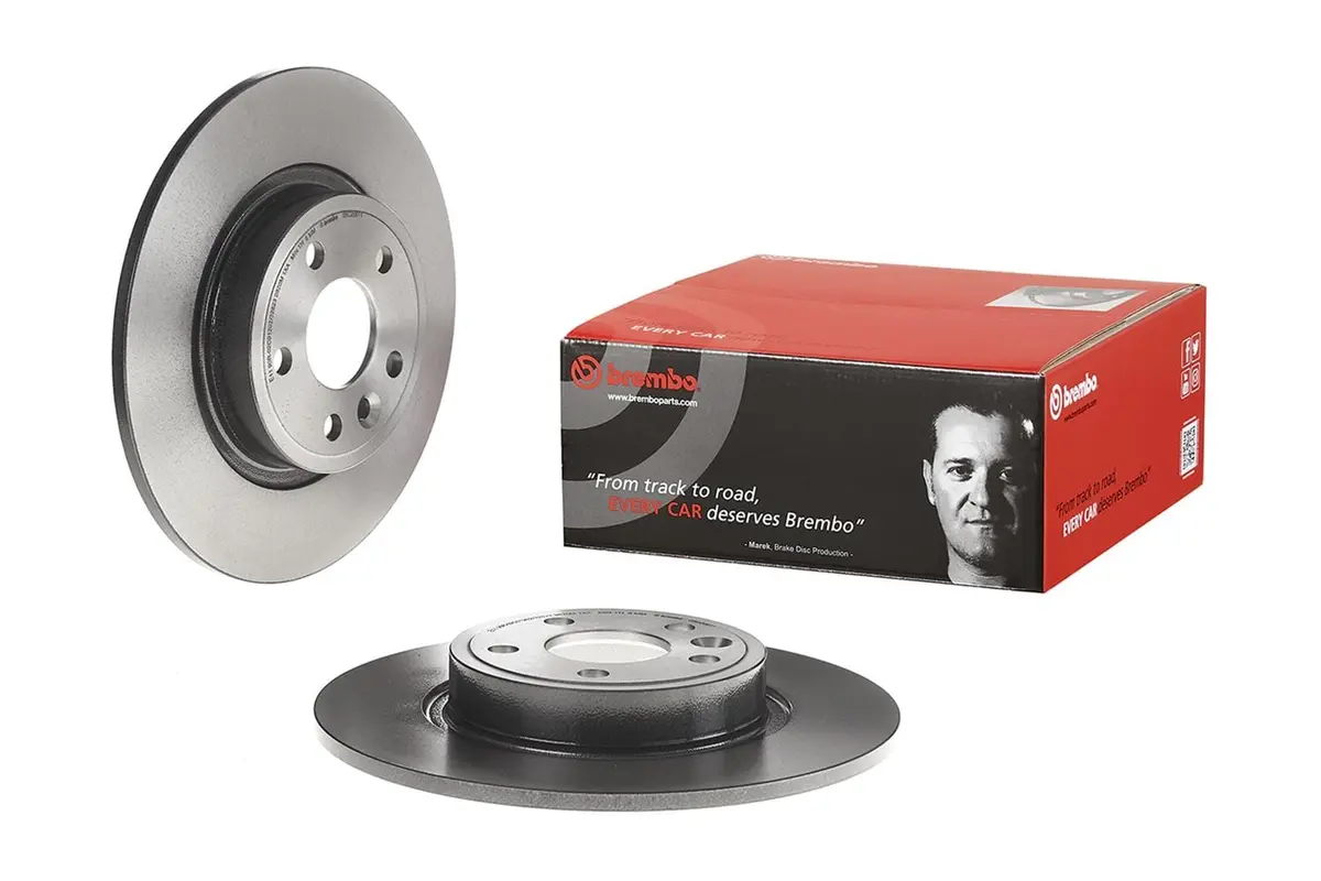 Brembo 08.C208.11 Uv-Coated Premium Brake Rotors 1