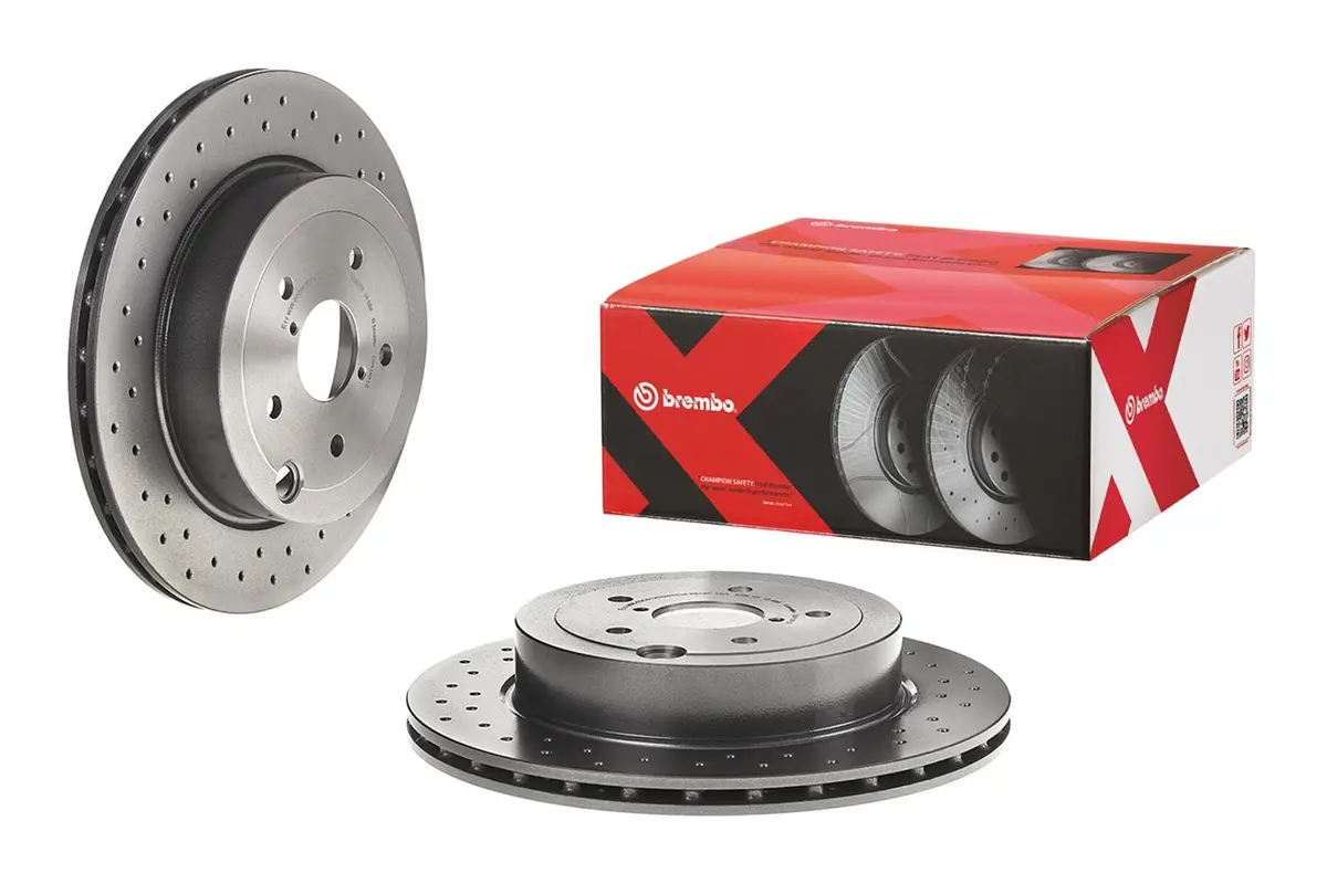 Brembo Uv-Protected Premium Brake Rotors - Model 09.A198.1X 1