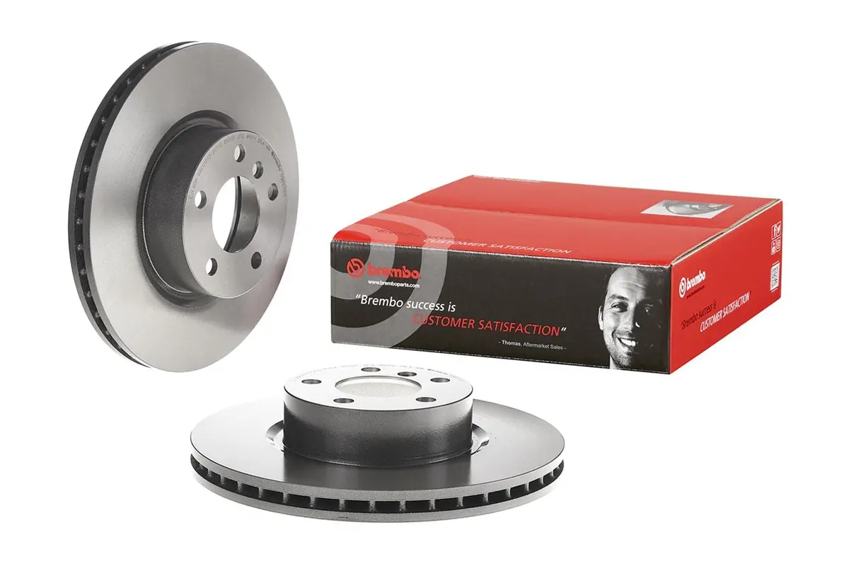 Brembo 09.B570.11 Uv-Coated Premium Brake Rotors – Direct Replacement 1