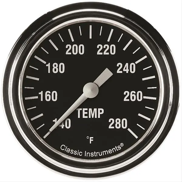 Classic Instruments Hot Rod Series Analog Gauge Set - 2-1/16In, Speedo & Tach Combo 1