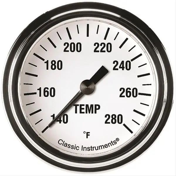 Classic Instruments Wh326Slf-02 White Hot Series Gauge Kit 1