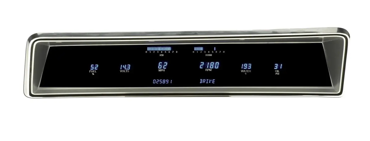 Dakota Digital Vfd3 Direct-Fit Gauge Kit – 67C-Nov-Nb Vintage-Style Display 1