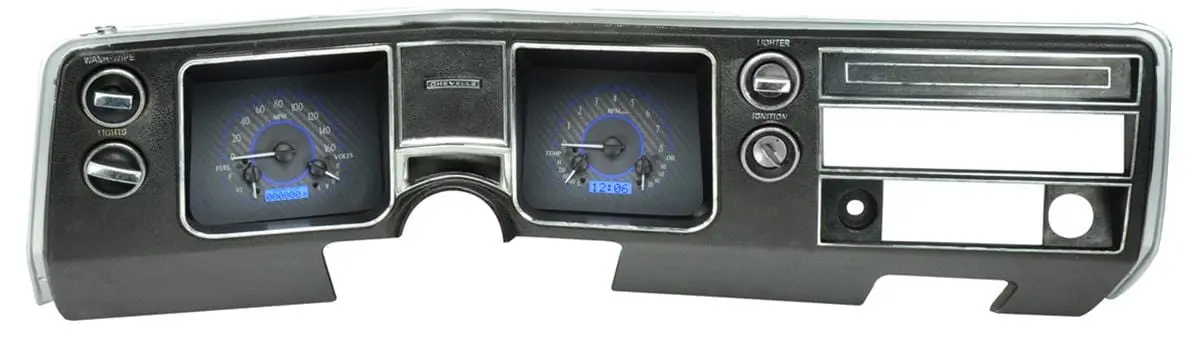 Dakota Digital Vhx-68C-Cvl-C-B Direct-Fit Analog Gauge System For Classic Vehicles 1
