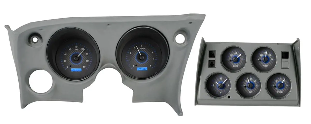Dakota Digital Vhx-68C-Vta-C-B Direct-Fit Analog Gauge System 1