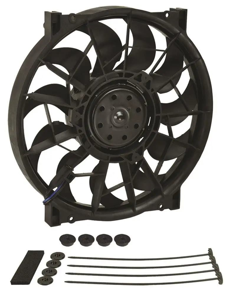 Derale High-Cfm Single Electric Radiator Fan - 16In, 2,500 Cfm, 12V 1