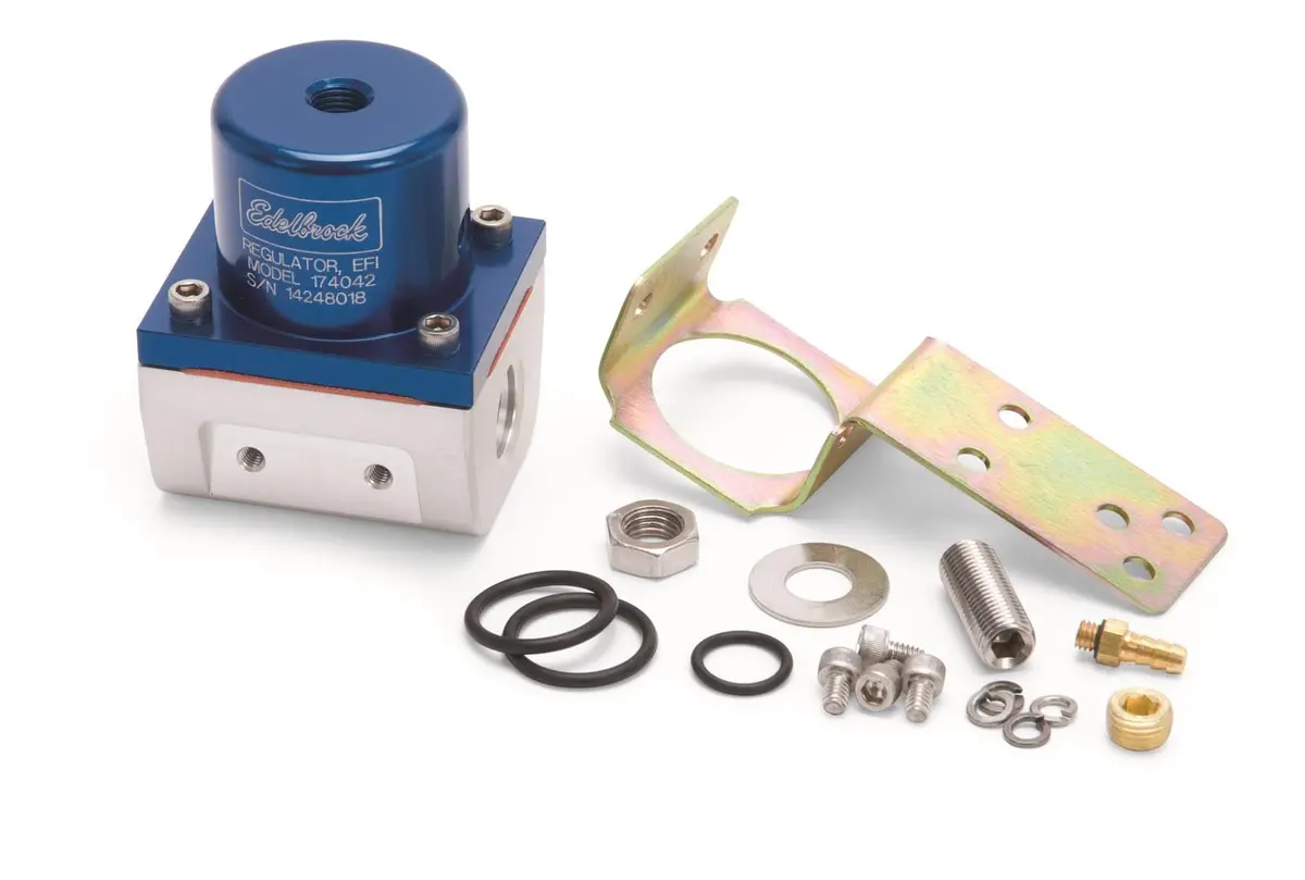 Edelbrock 174042 Adjustable Fuel Pressure Regulator For Carbureted Setups 1