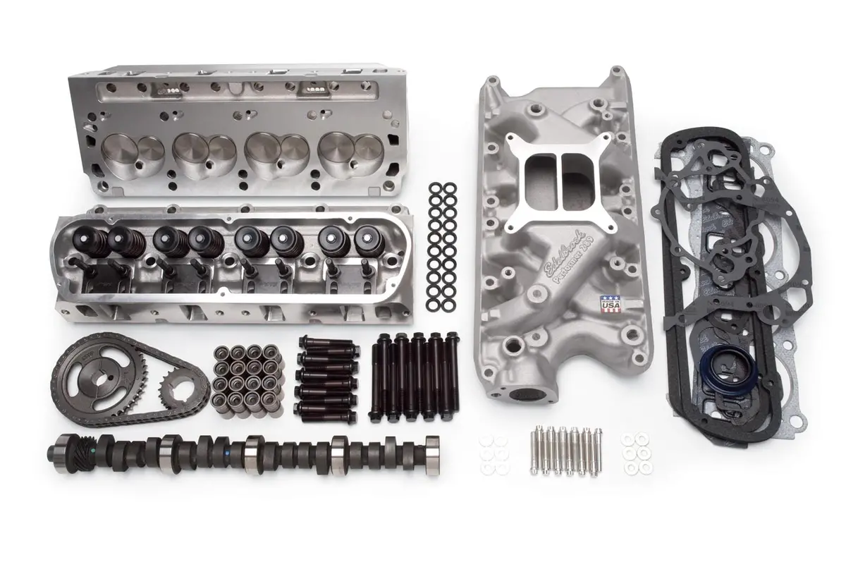 Edelbrock 2027 Small Block Ford Top-End Kit – 321 Hp Power Package 1