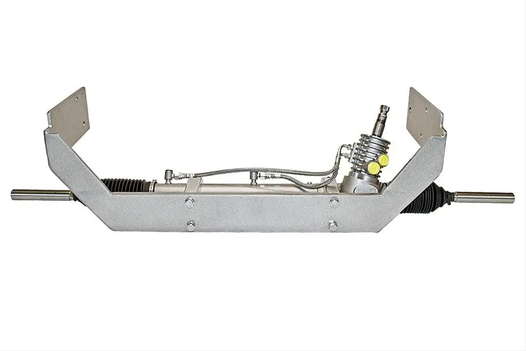 Flaming River Fr328Pwrhpl Power Rack & Pinion Cradle For 1965–70 Mustang Rhd 1