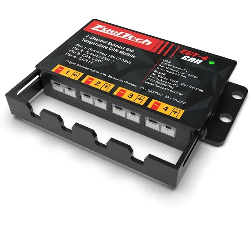 Fueltech 5022007368 Egt-4 Can-Based Exhaust Gas Temperature Conditioner 1
