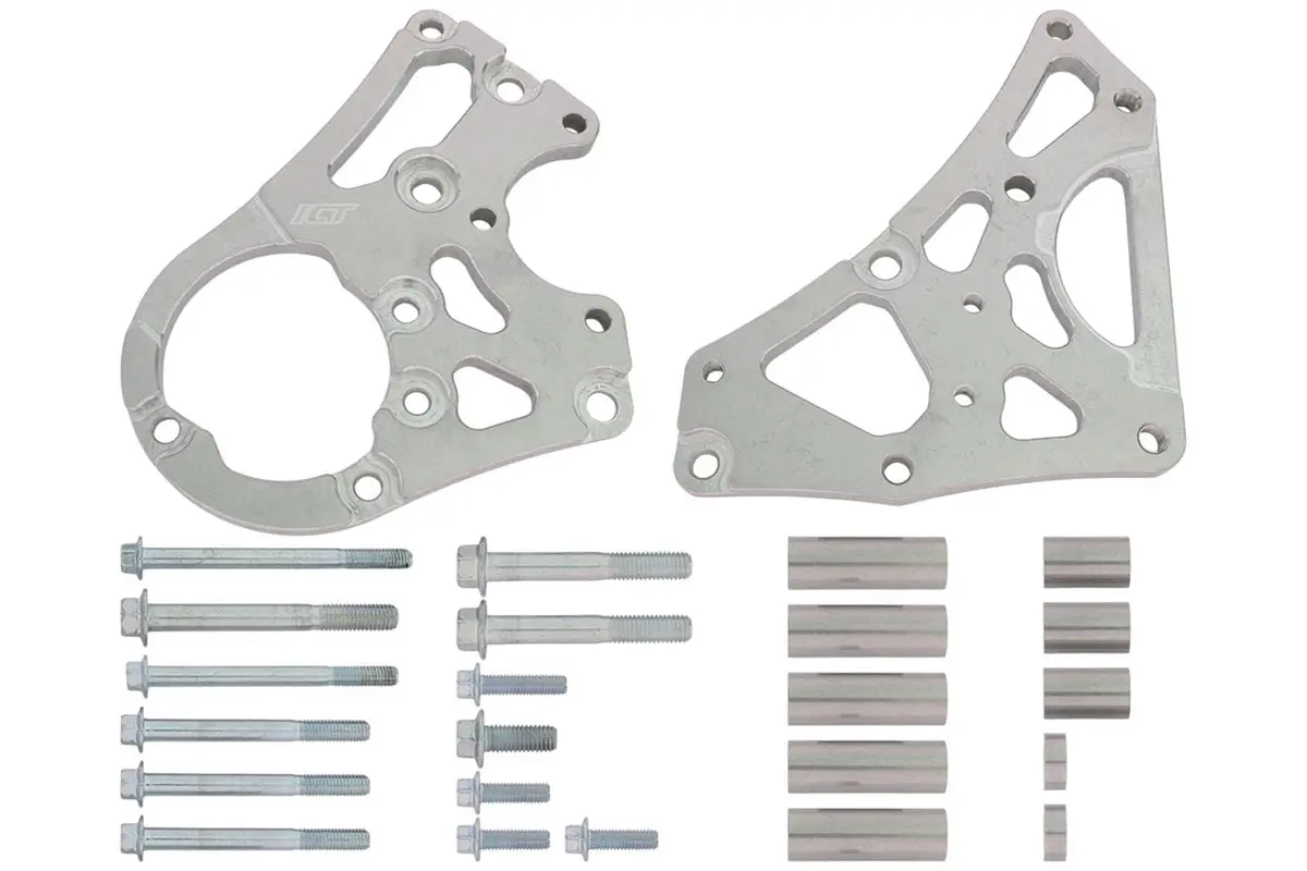 Ict Billet Aluminum Power Steering Pump Mount Bracket – Universal Fit (551125-1) 1