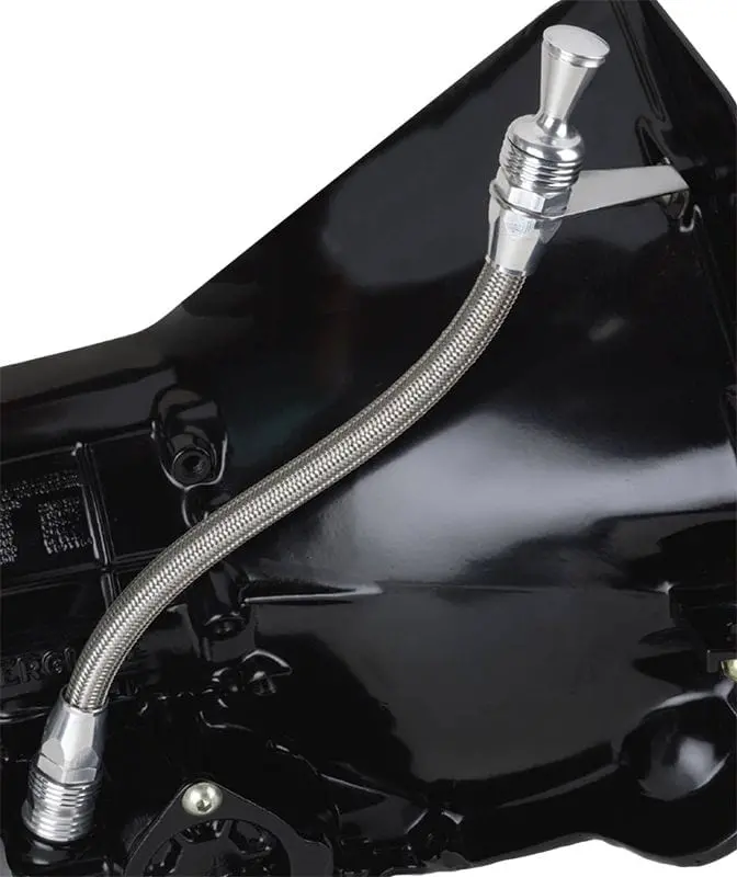 Anchor-Tight Polished Locking Transmission Dipstick - Stainless Steel, Adjustable 1