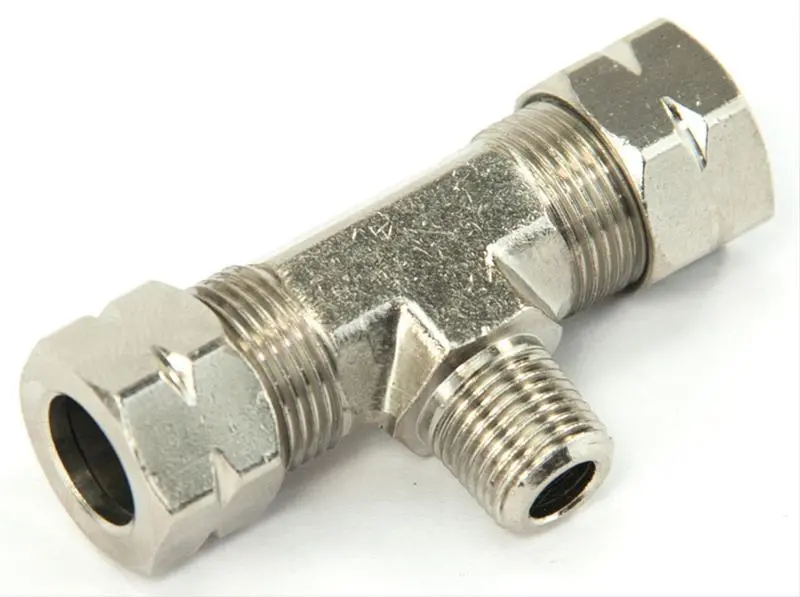 Nitrous Outlet 00-01470-B Stainless Steel Branch Tee Fitting 1