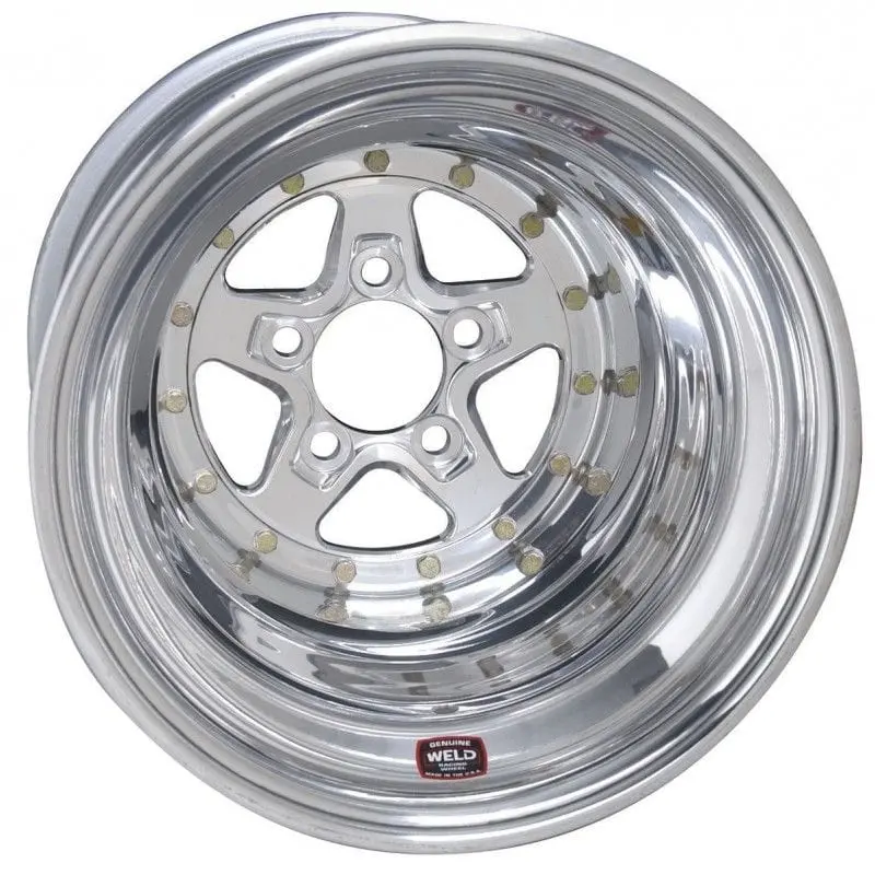 Alumastar 2.0 15X14" Polished Billet Drag Racing Wheel 1