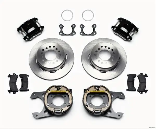 Wilwood D154 Rear Parking Brake Conversion Kit With Calipers & Lines 1